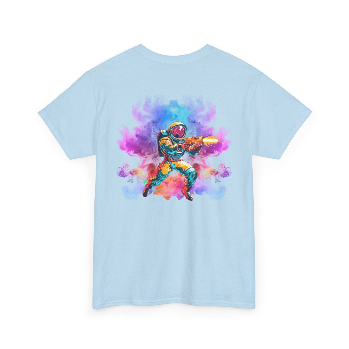 Astronaut Watercolor Tee — Colorful Space Explorer Graphic T‑Shirt