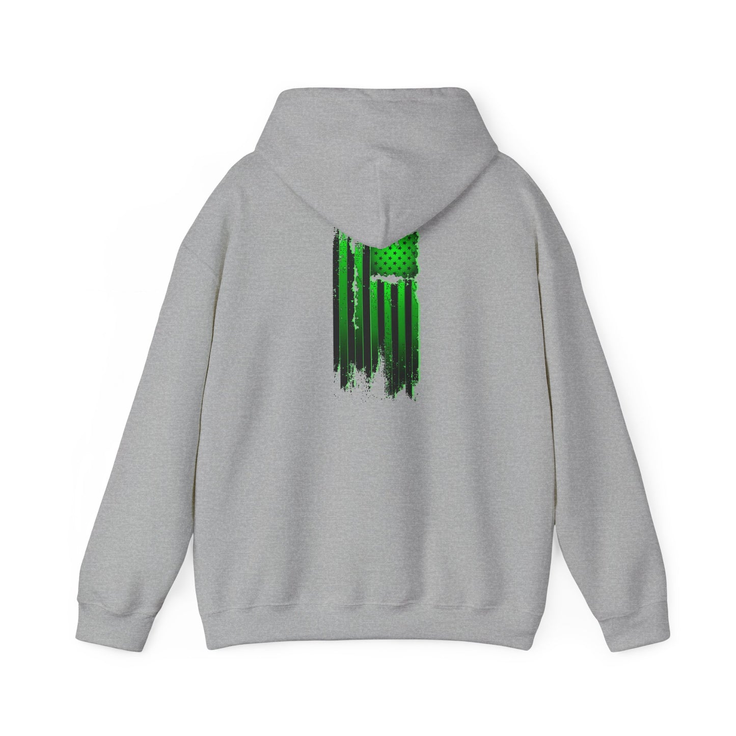 American Flag Hoodie - Green