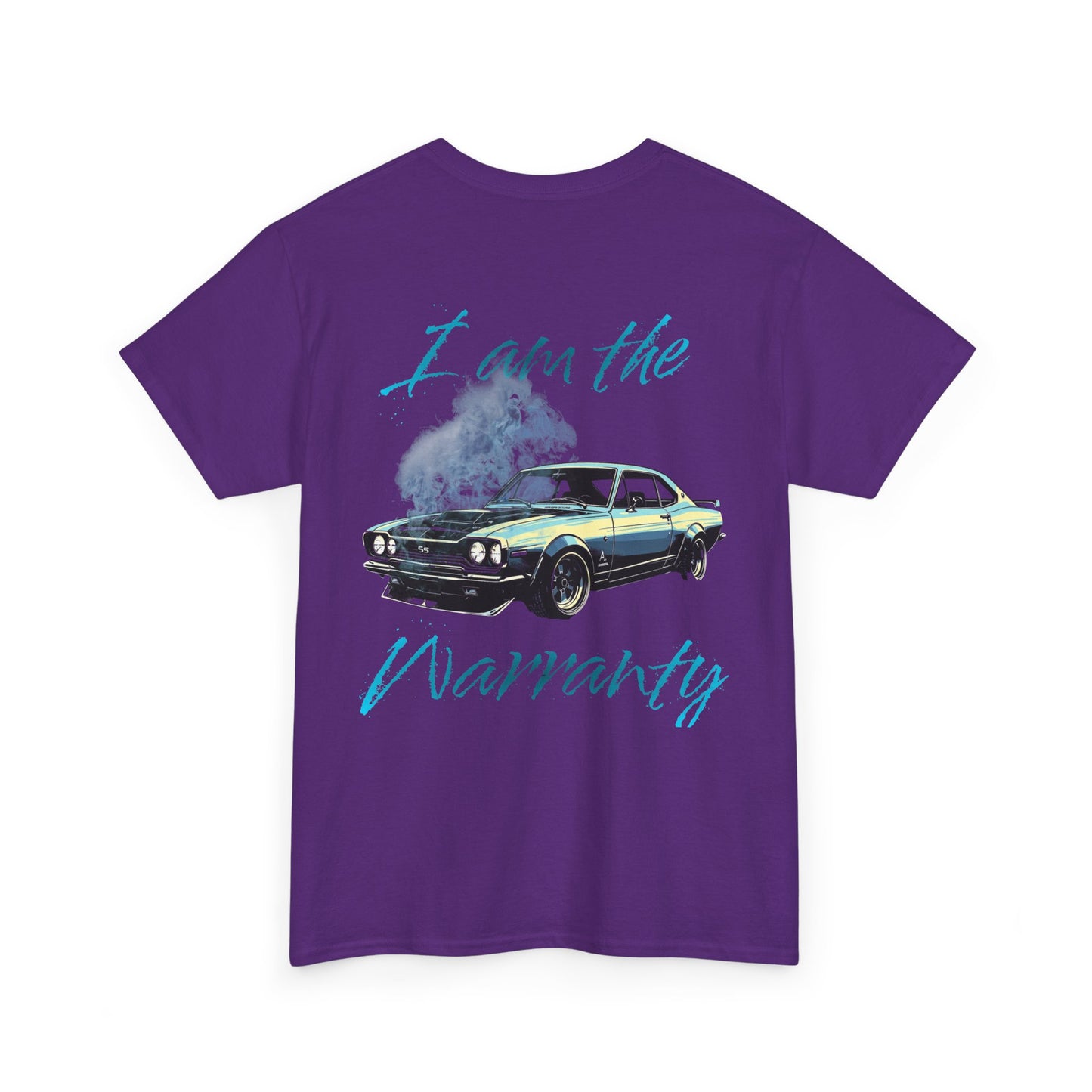 Vintage Muscle Car Tee — “I am the Warranty” Graphic T-Shirt