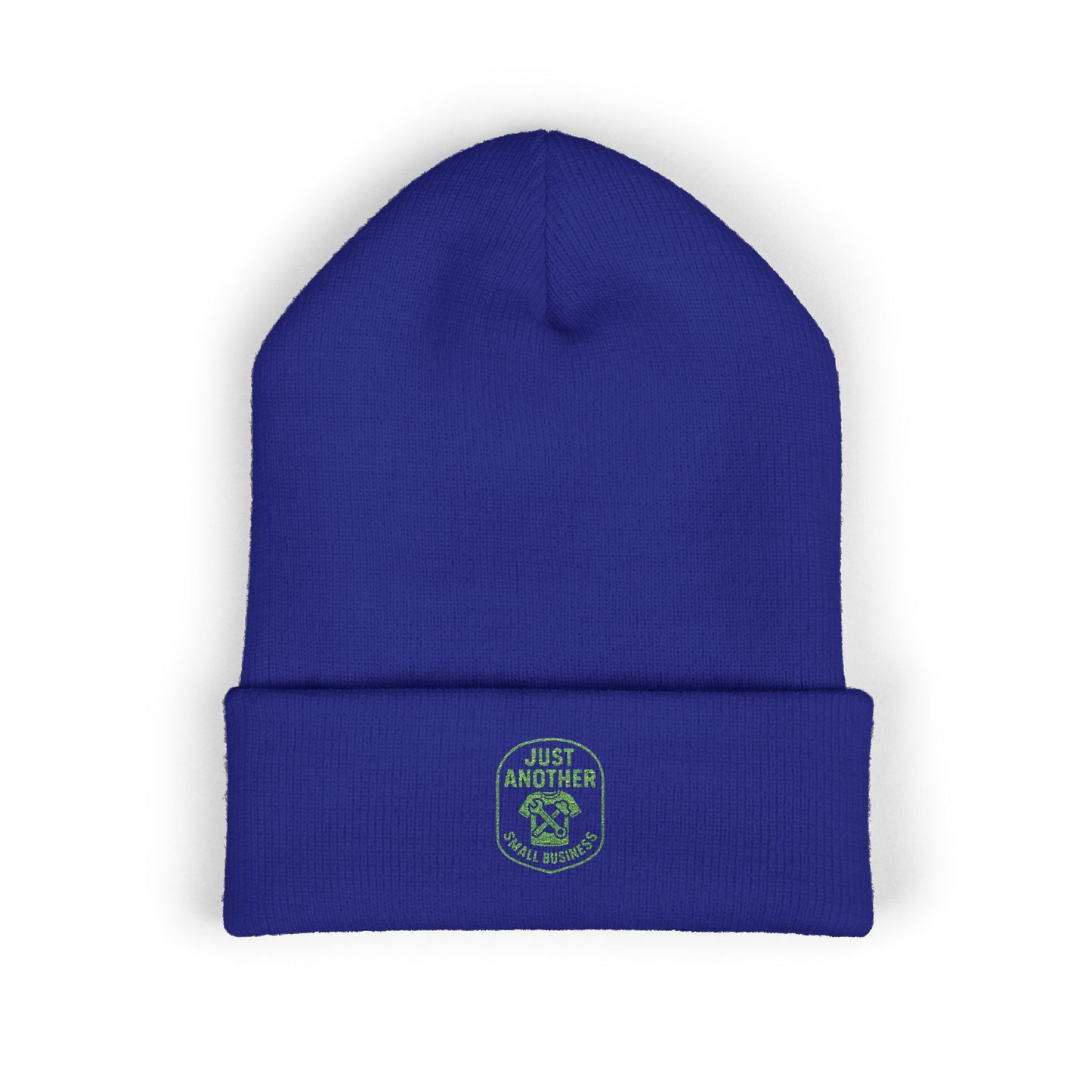 Embroidered Cuffed Beanie — Just Another Small Business