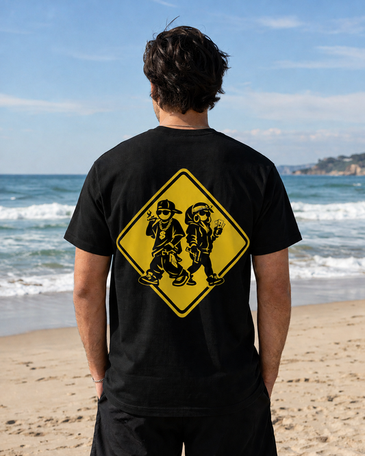 T-Shirt — Thugged Out Crossing Sign