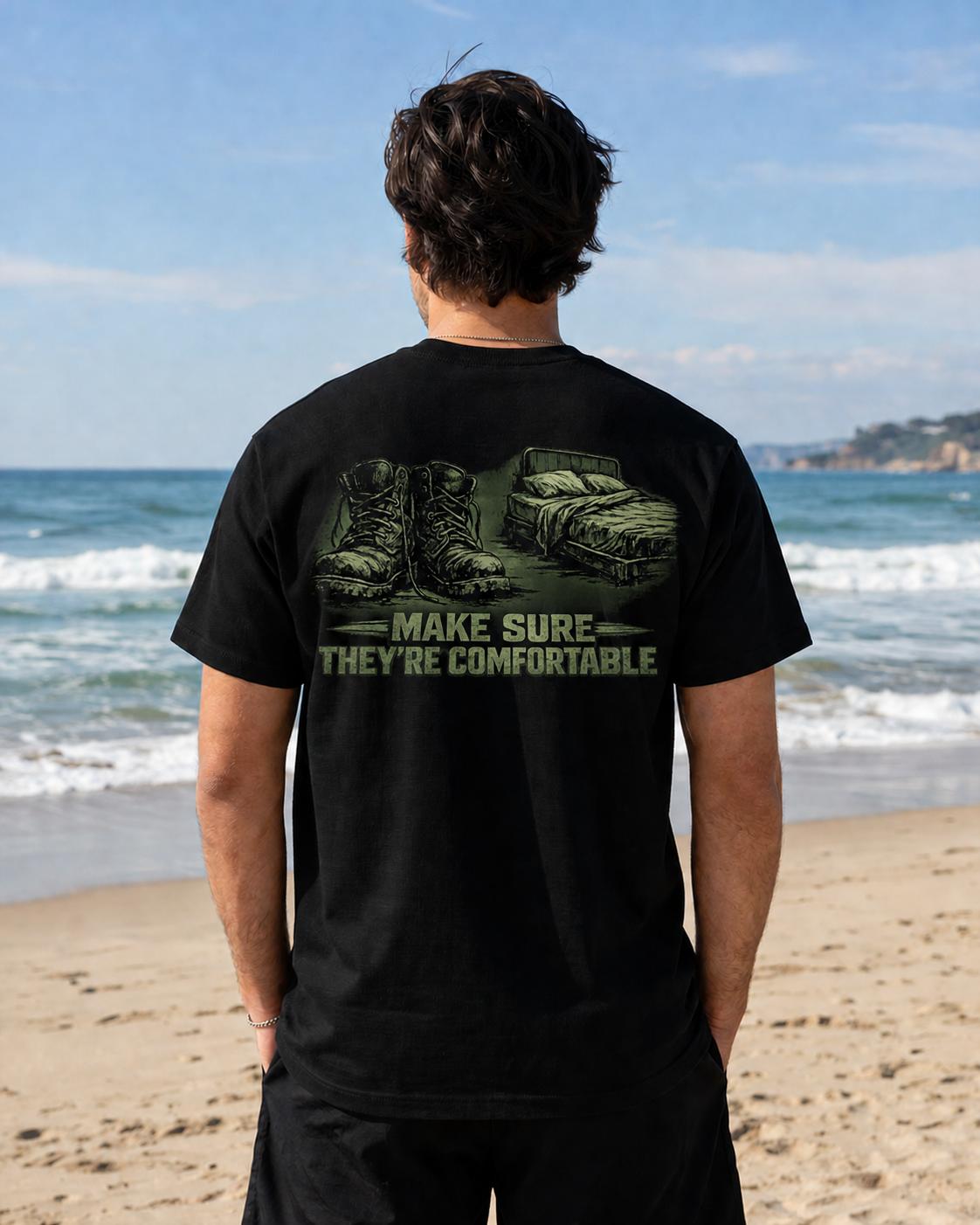Graphic Tee — 'Make Sure They're Comfortable'