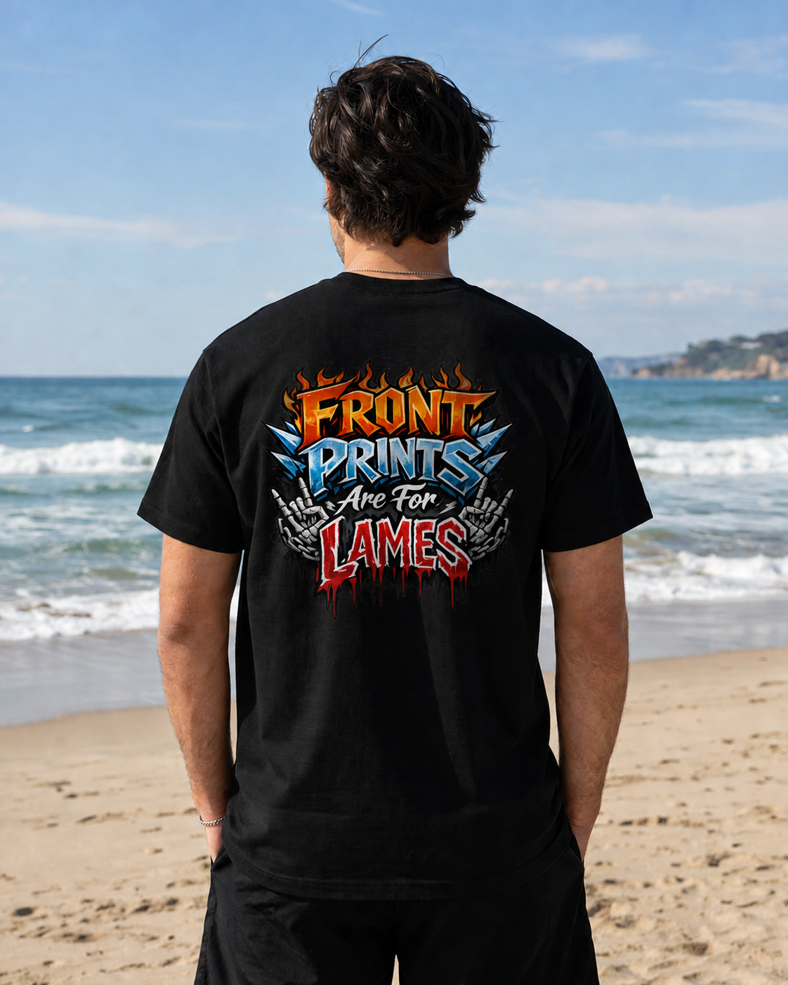 “Back Prints Are For Lames / Front Prints Are For Lames” Graphic Tee