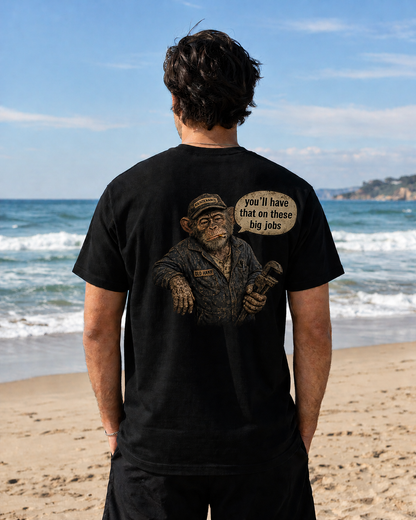 Vintage Pipefitter Maintenance Monkey Tee