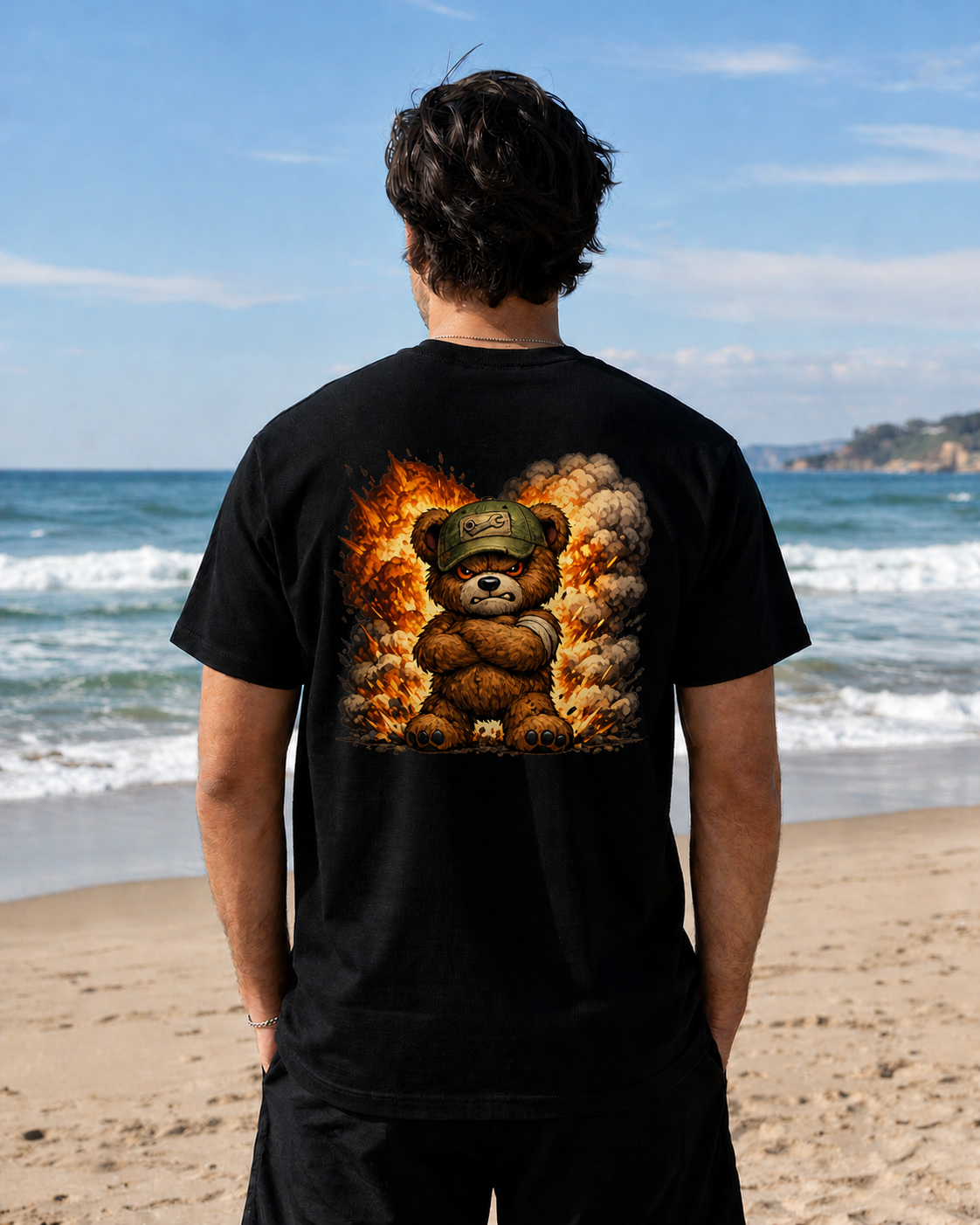 Teddy Bear Bomber Tee