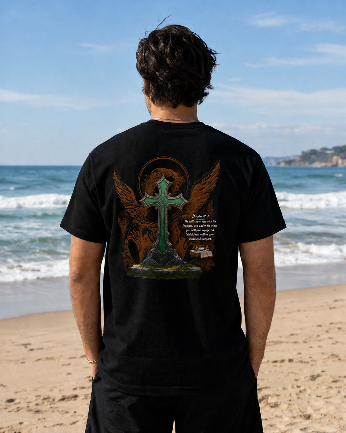 Angel Cross Tee
