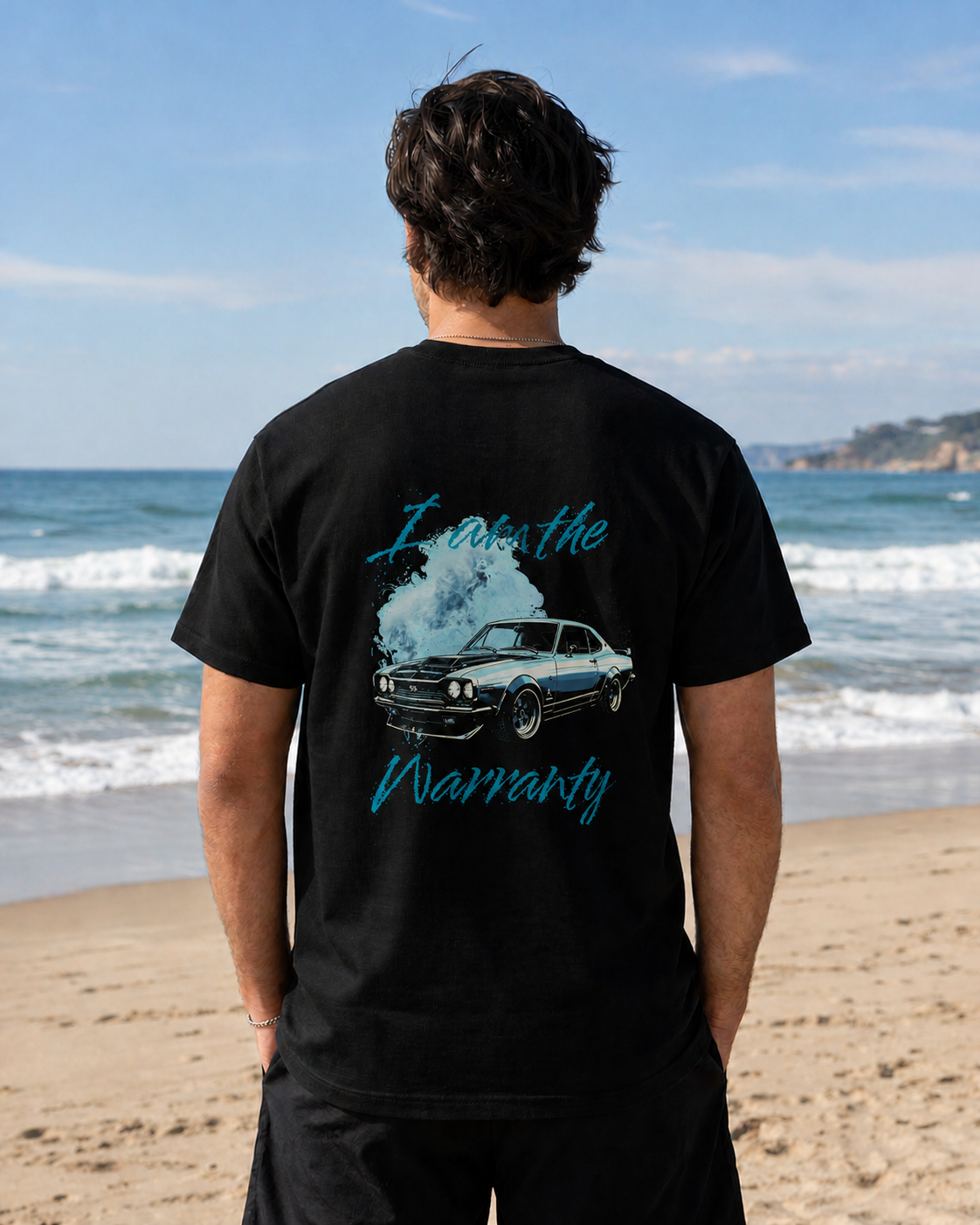 Vintage Muscle Car Tee — “I am the Warranty” Graphic T-Shirt