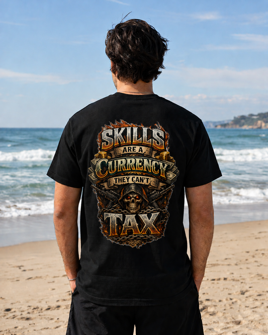 Skills Are A Currency Tall Tee