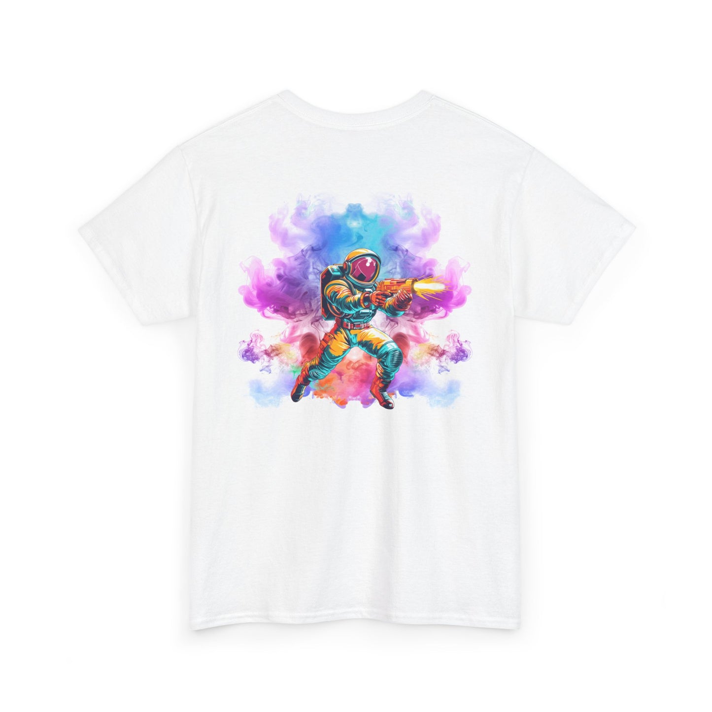 Astronaut Watercolor Tee — Colorful Space Explorer Graphic T‑Shirt