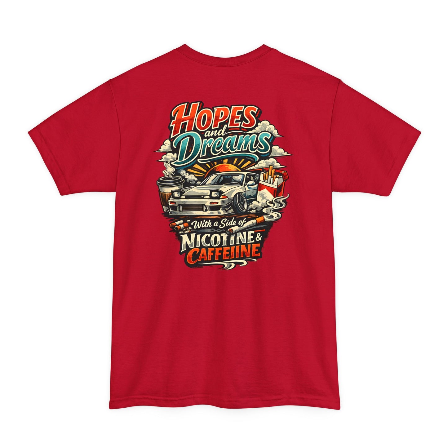Hopes and Dreams Vintage Car Tall Tee