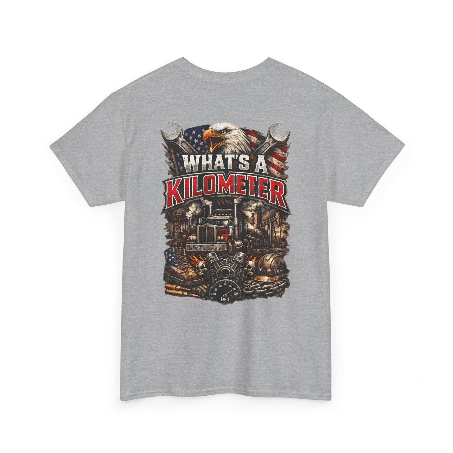 What's a Kilometer? Vintage Semi Truck T-Shirt
