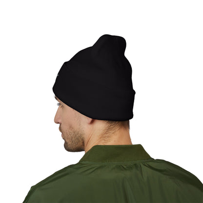 Embroidered Cuffed Beanie — Maintenance Monkey