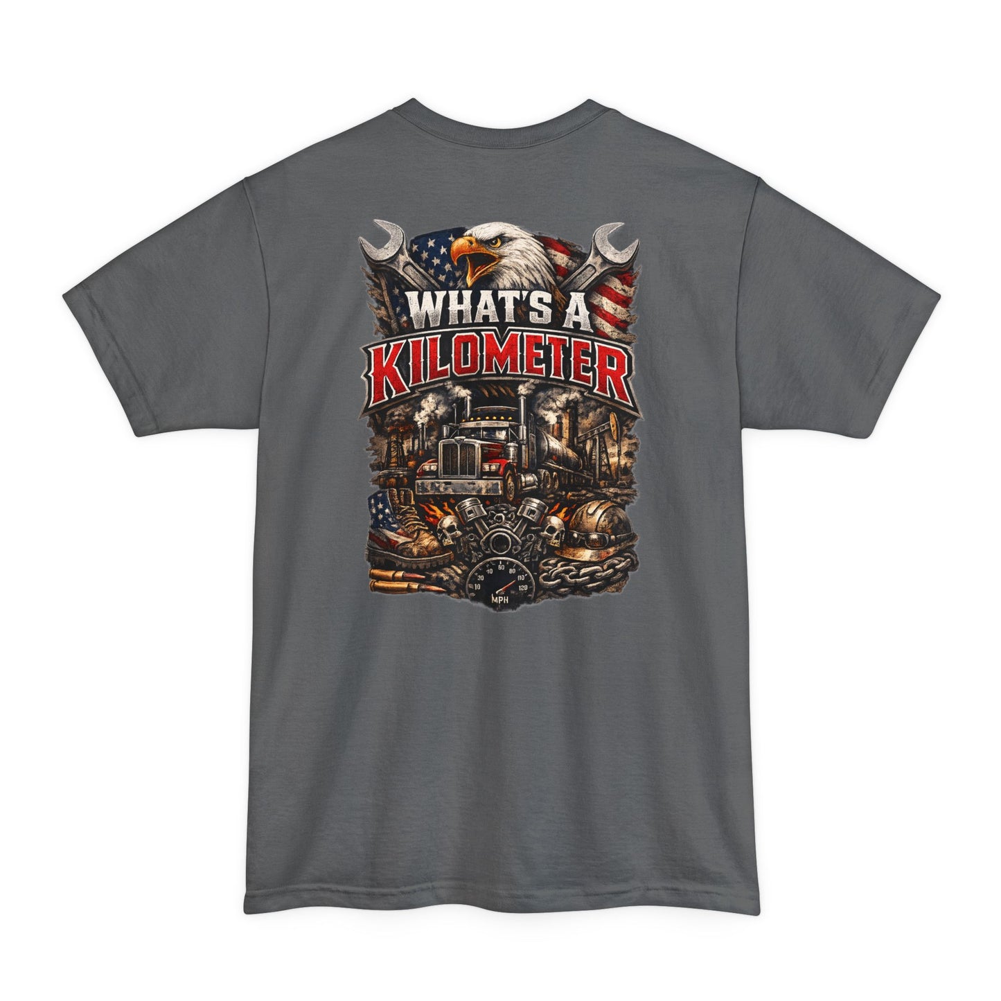 What's a Kilometer Trucker Tall Tee