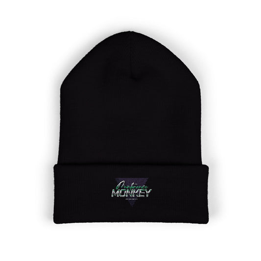 Embroidered Cuffed Beanie — Maintenance Monkey