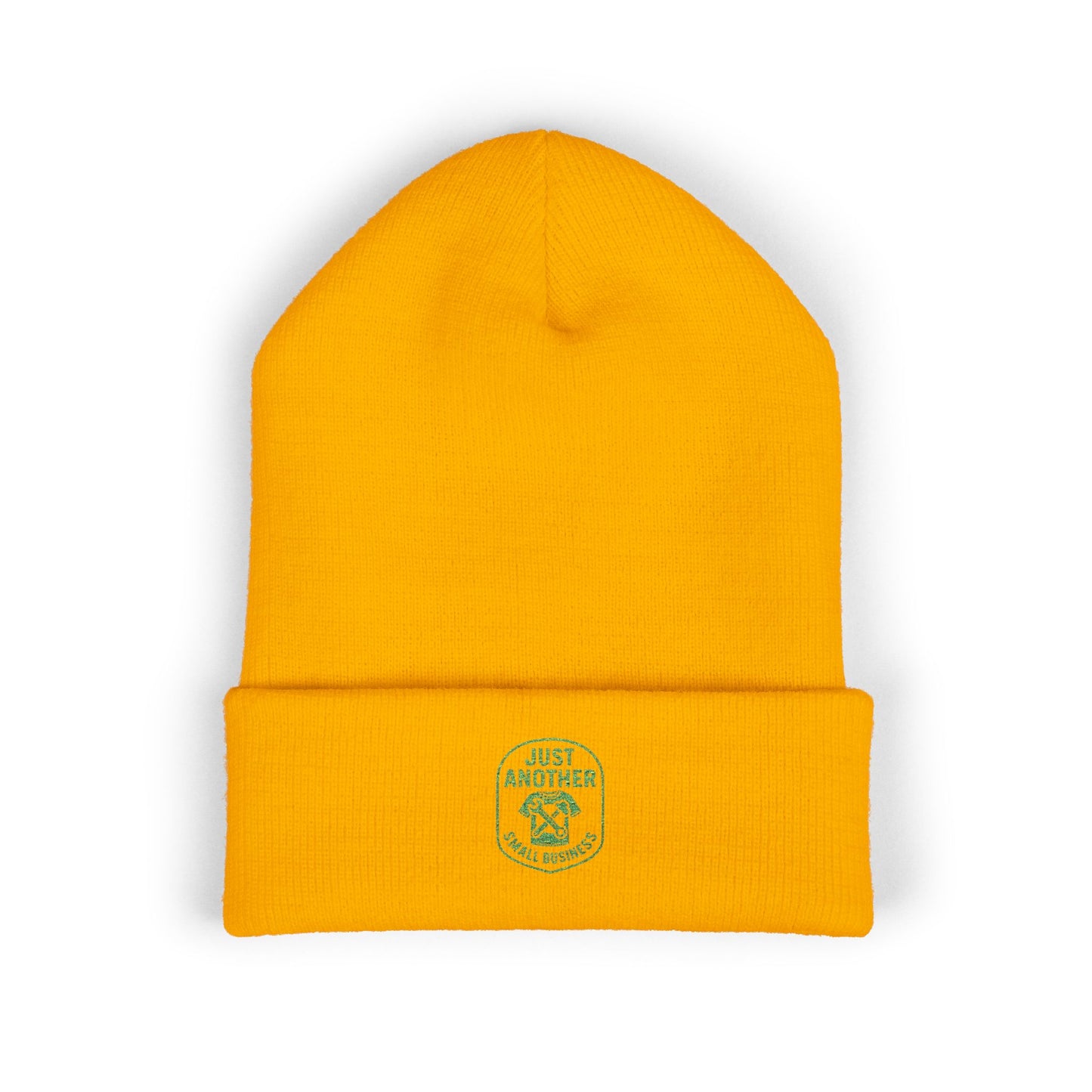 Embroidered Cuffed Beanie — Just Another Small Business