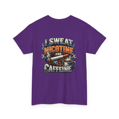 Nicotine and Caffeine Graphic Tee