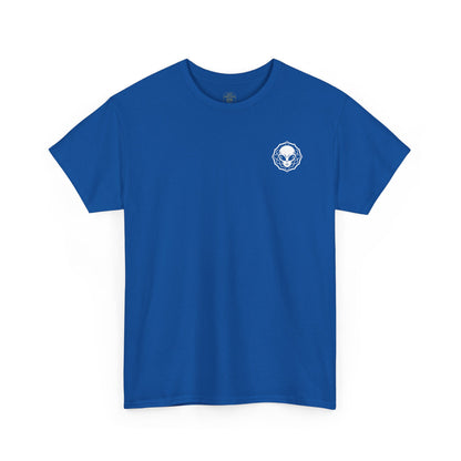 Alien Vibes T-Shirt — Retro UFO Smoking Graphic Tee