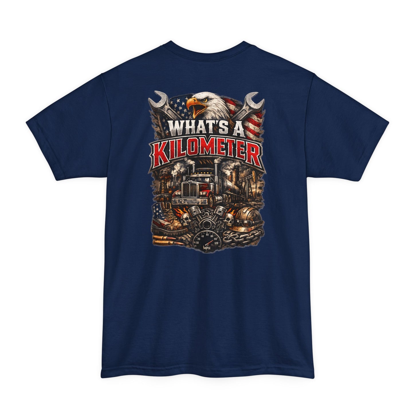 What's a Kilometer Trucker Tall Tee
