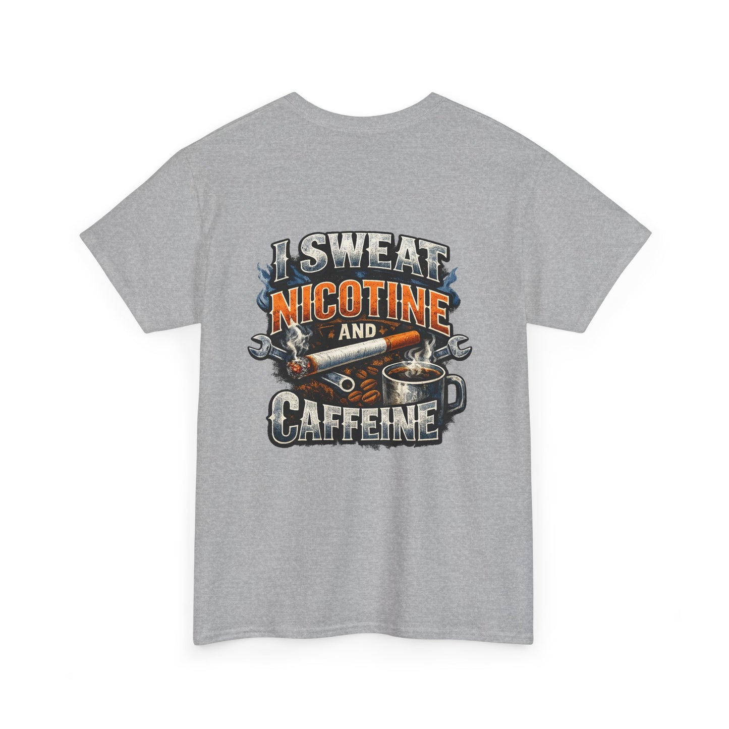 Nicotine and Caffeine Graphic Tee