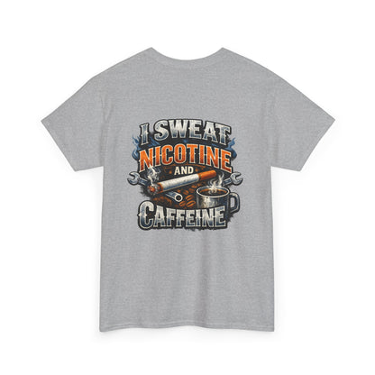 Nicotine and Caffeine Graphic Tee