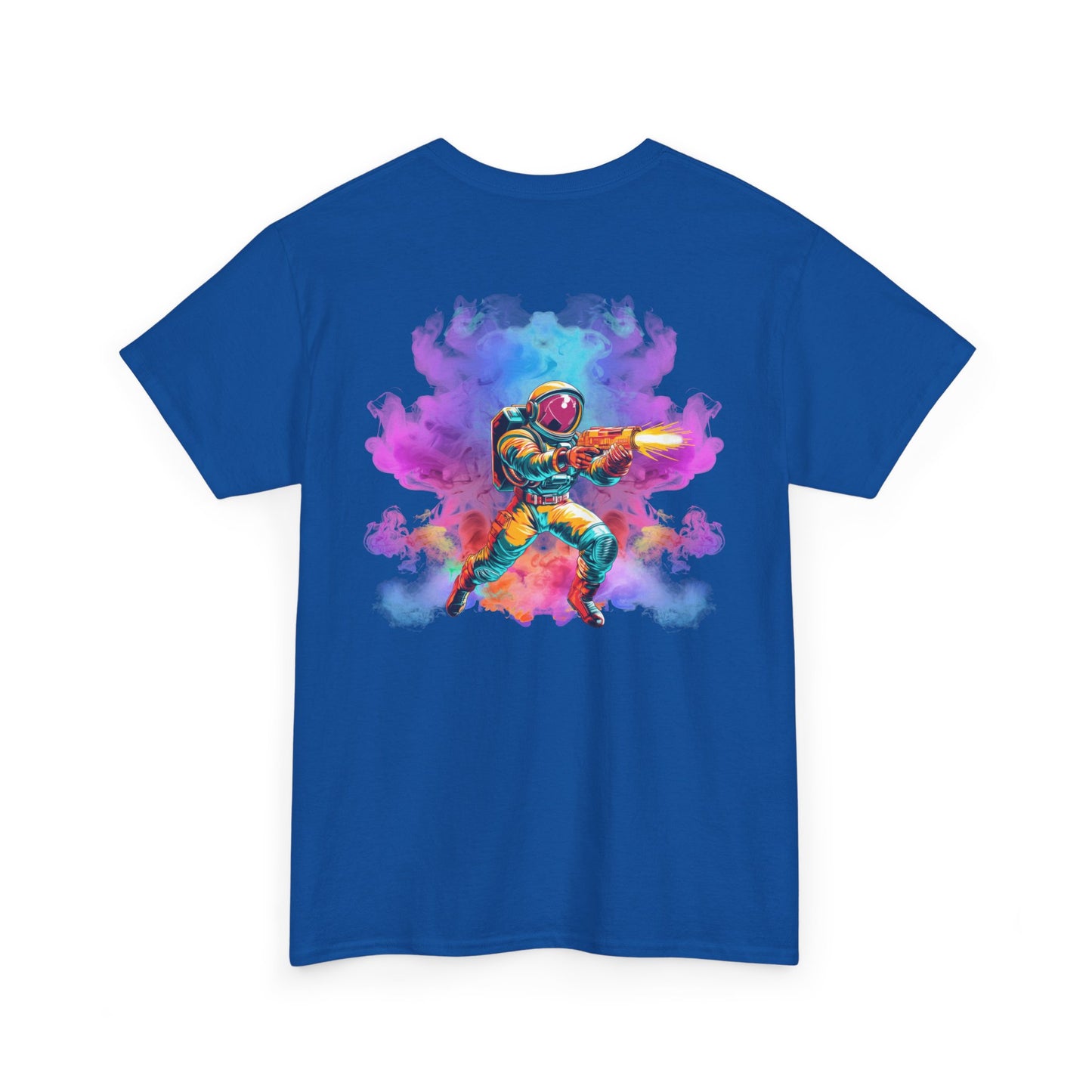 Astronaut Watercolor Tee — Colorful Space Explorer Graphic T‑Shirt