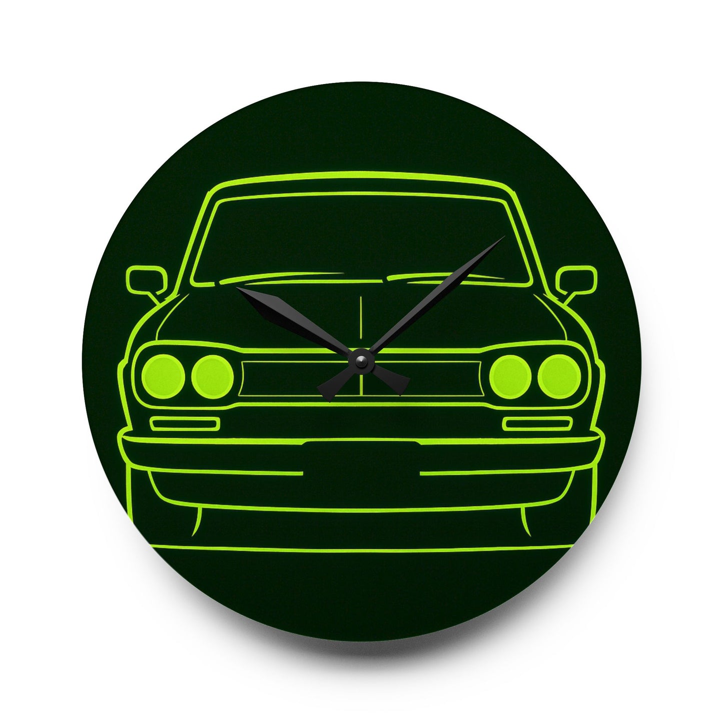 Neon Classic Suka Acrylic Wall Clock