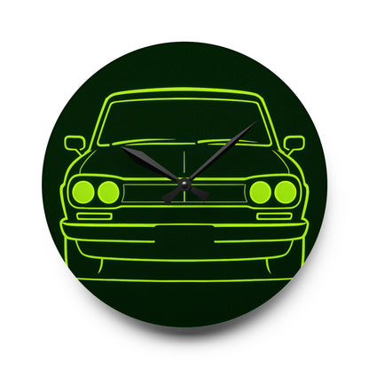 Neon Classic Suka Acrylic Wall Clock