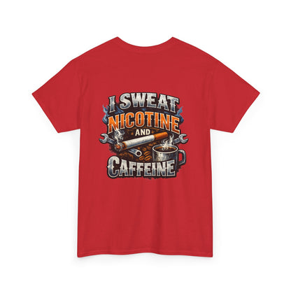 Nicotine and Caffeine Graphic Tee