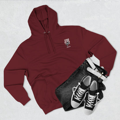 Angel Statue Graphic Hoodie — 'Sanctified, Saved' Vintage Art Streetwear