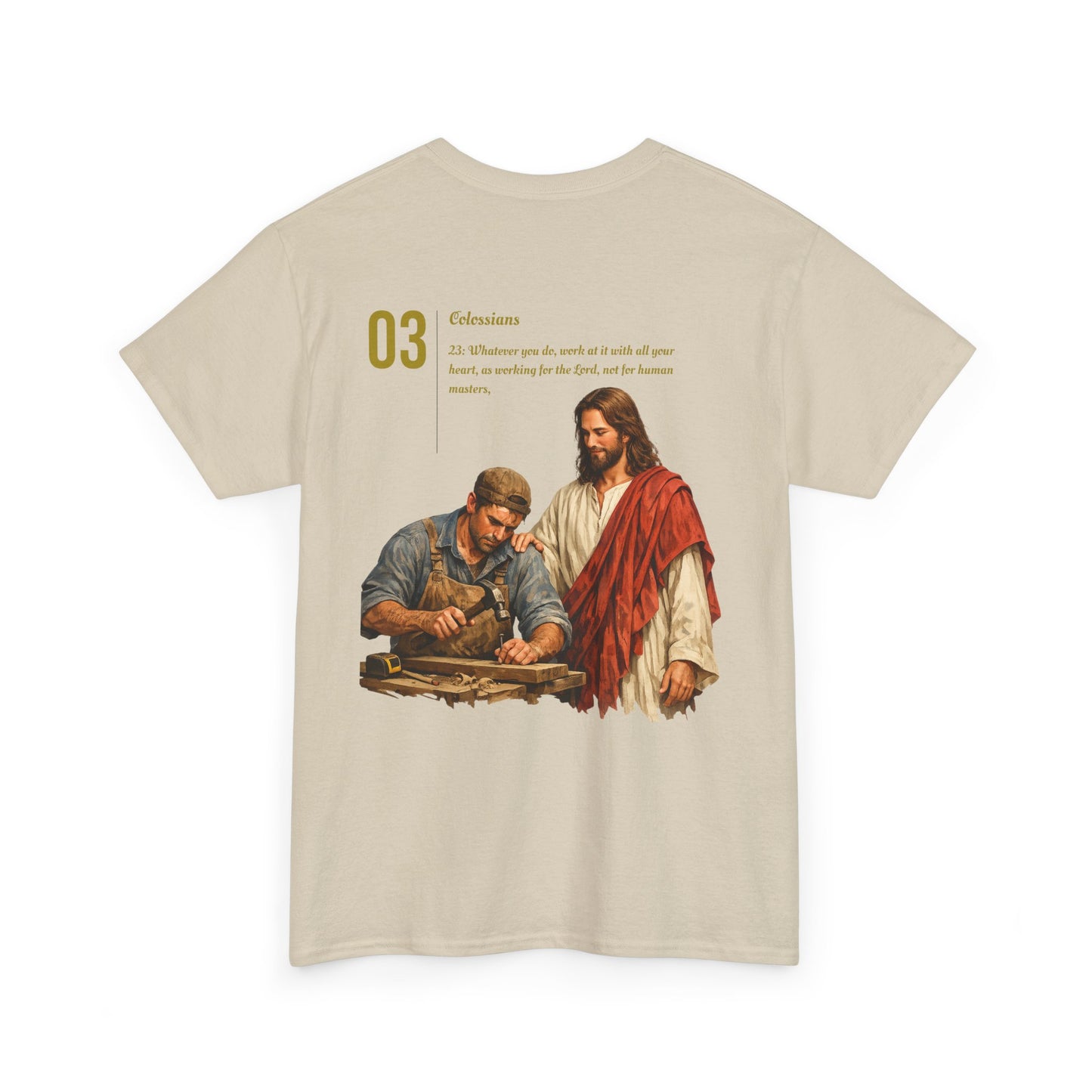 Christian Tee — Colossians 3:23