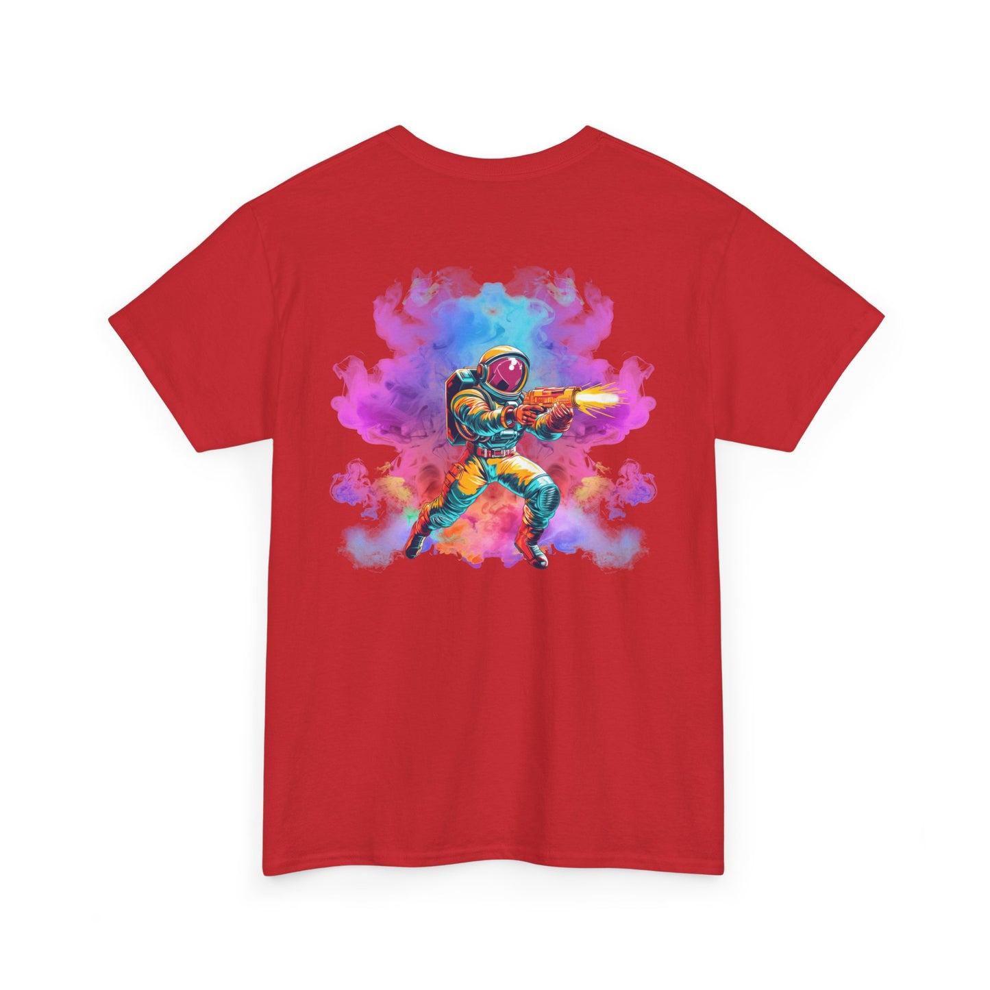 Astronaut Watercolor Tee — Colorful Space Explorer Graphic T‑Shirt