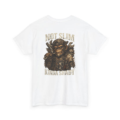 Graphic Tee - "Not Slim Kinda Shady" Vintage Monkey Skull Design