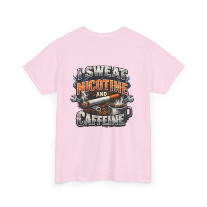 Nicotine and Caffeine Graphic Tee