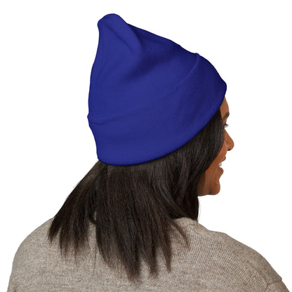 Embroidered Cuffed Beanie — Just Another Small Business