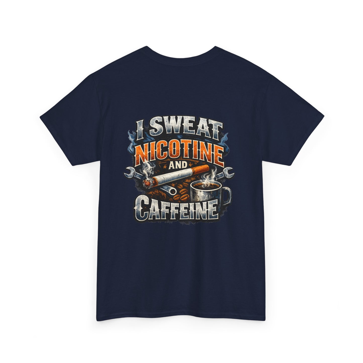 Nicotine and Caffeine Graphic Tee