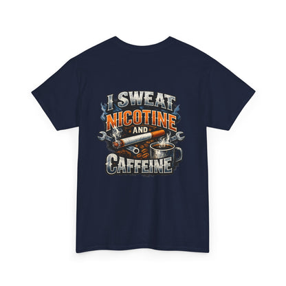 Nicotine and Caffeine Graphic Tee