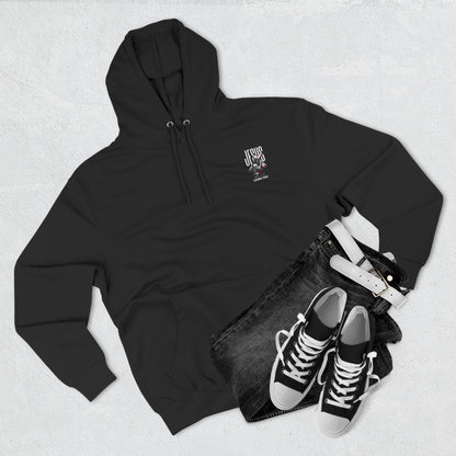 Angel Statue Graphic Hoodie — 'Sanctified, Saved' Vintage Art Streetwear