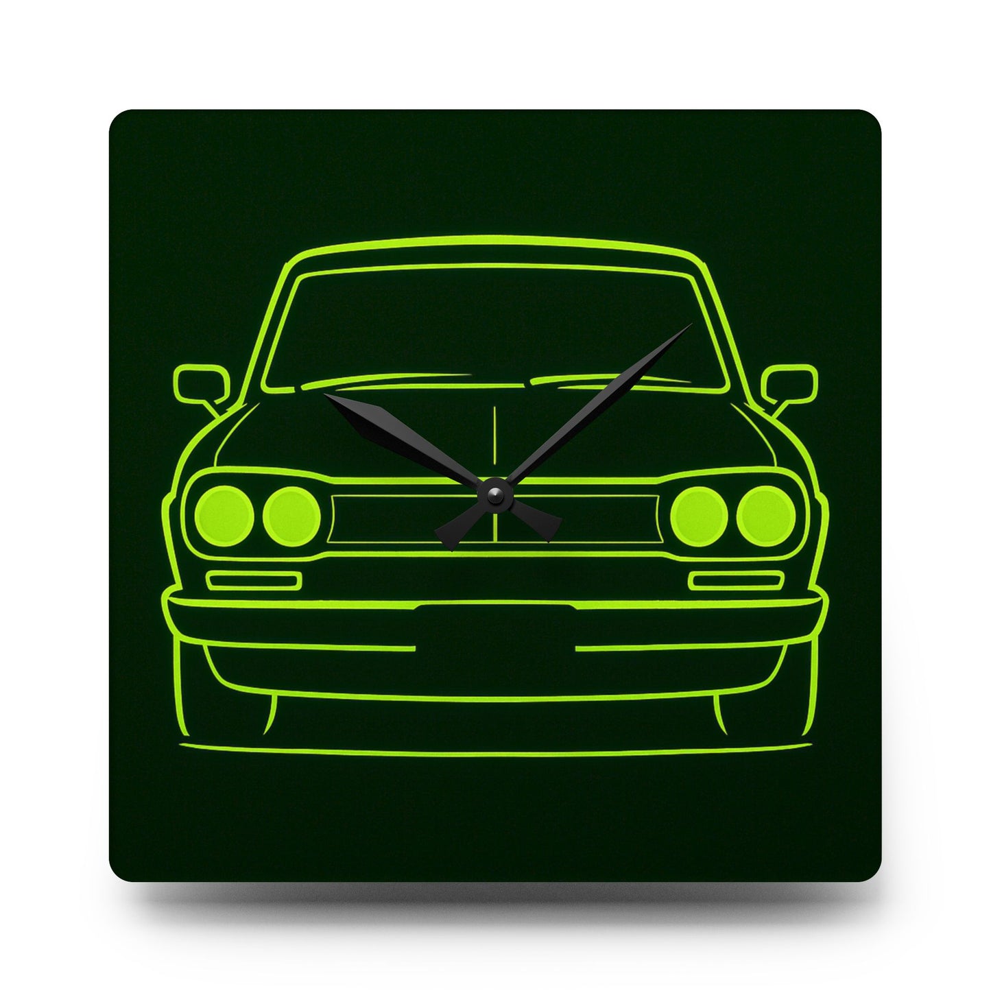 Neon Classic Suka Acrylic Wall Clock