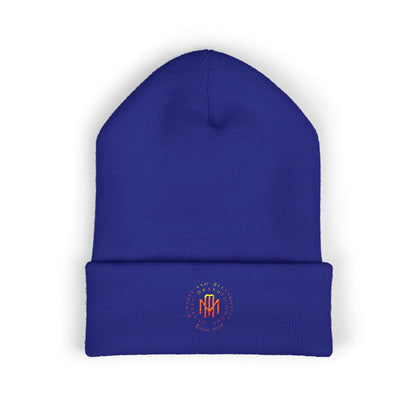 Embroidered Flame MM Beanie — Maintenance Monkey Beanie