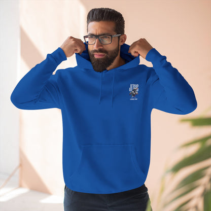 Angel Statue Graphic Hoodie — 'Sanctified, Saved' Vintage Art Streetwear