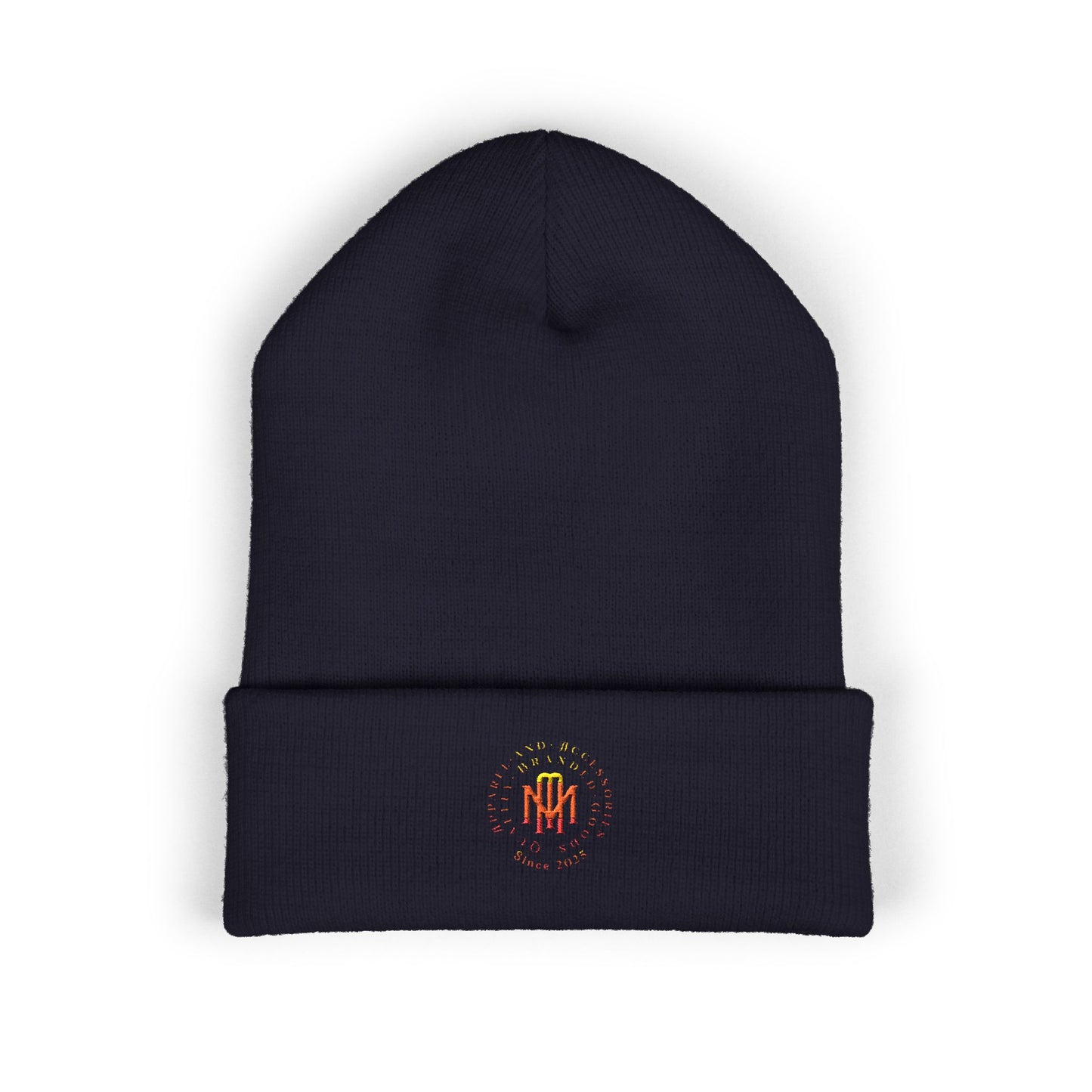 Embroidered Flame MM Beanie — Maintenance Monkey Beanie