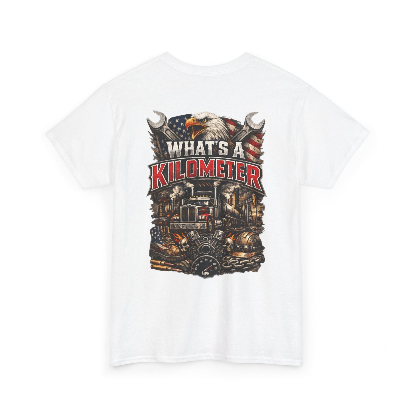 What's a Kilometer? Vintage Semi Truck T-Shirt