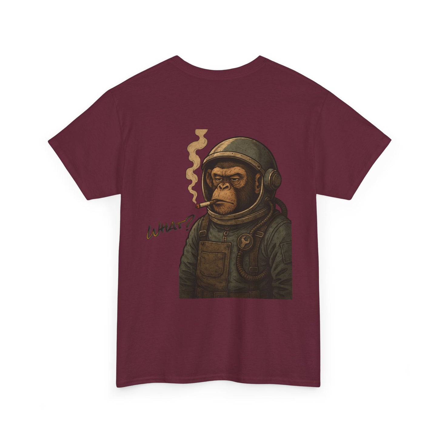 Chimp Astronaut Tee — Smoking Monkey
