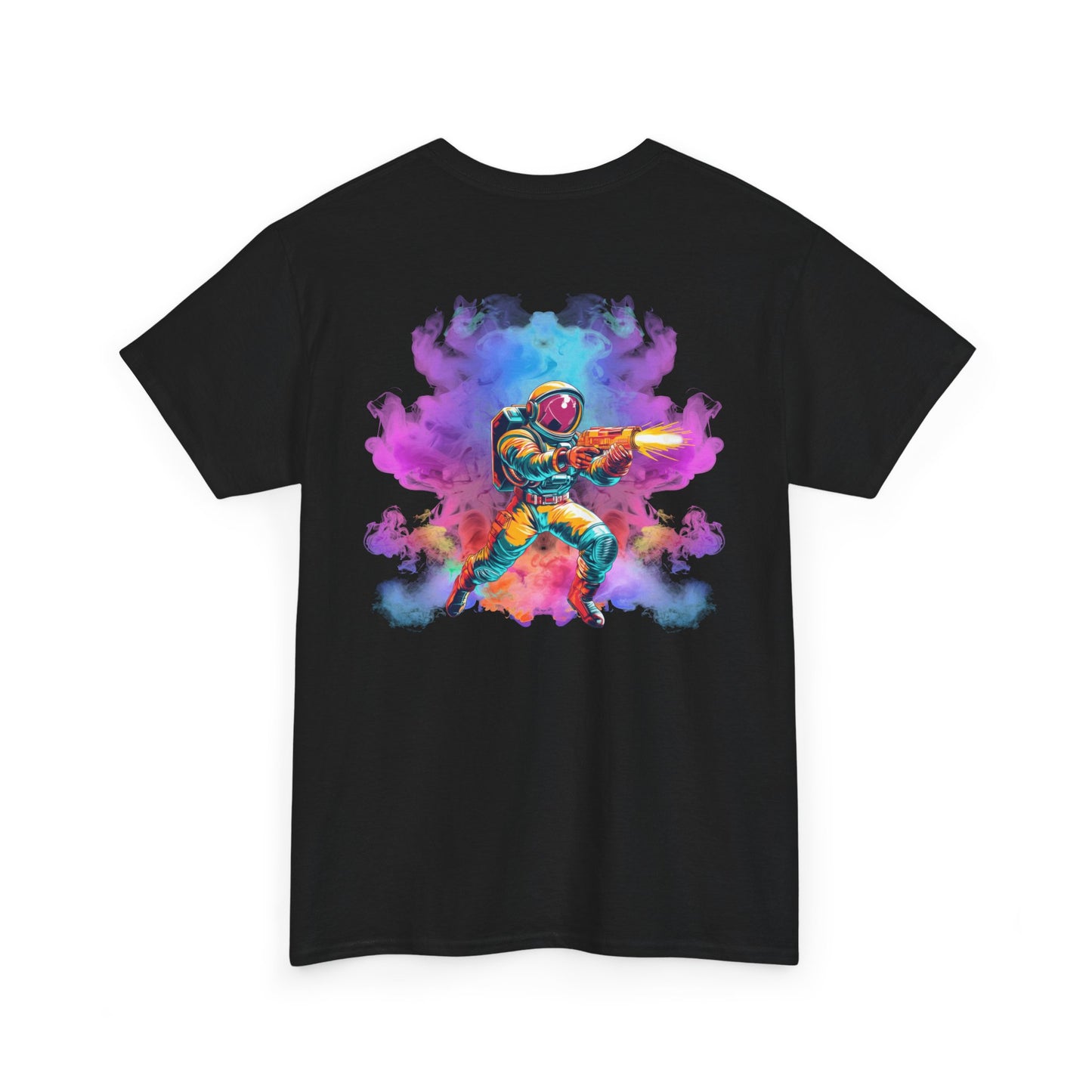 Astronaut Watercolor Tee — Colorful Space Explorer Graphic T‑Shirt