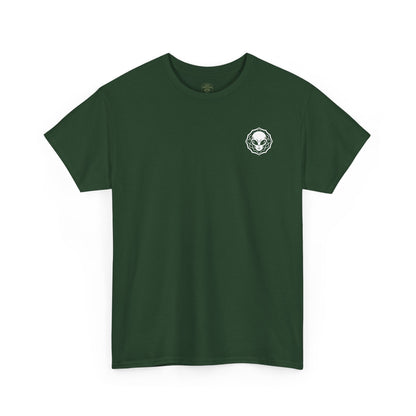 Alien Vibes T-Shirt — Retro UFO Smoking Graphic Tee