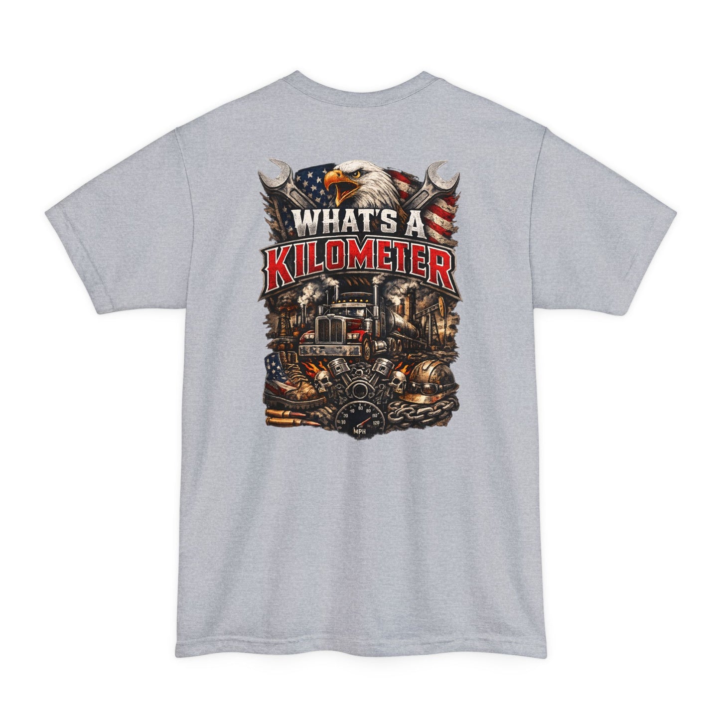 What's a Kilometer Trucker Tall Tee