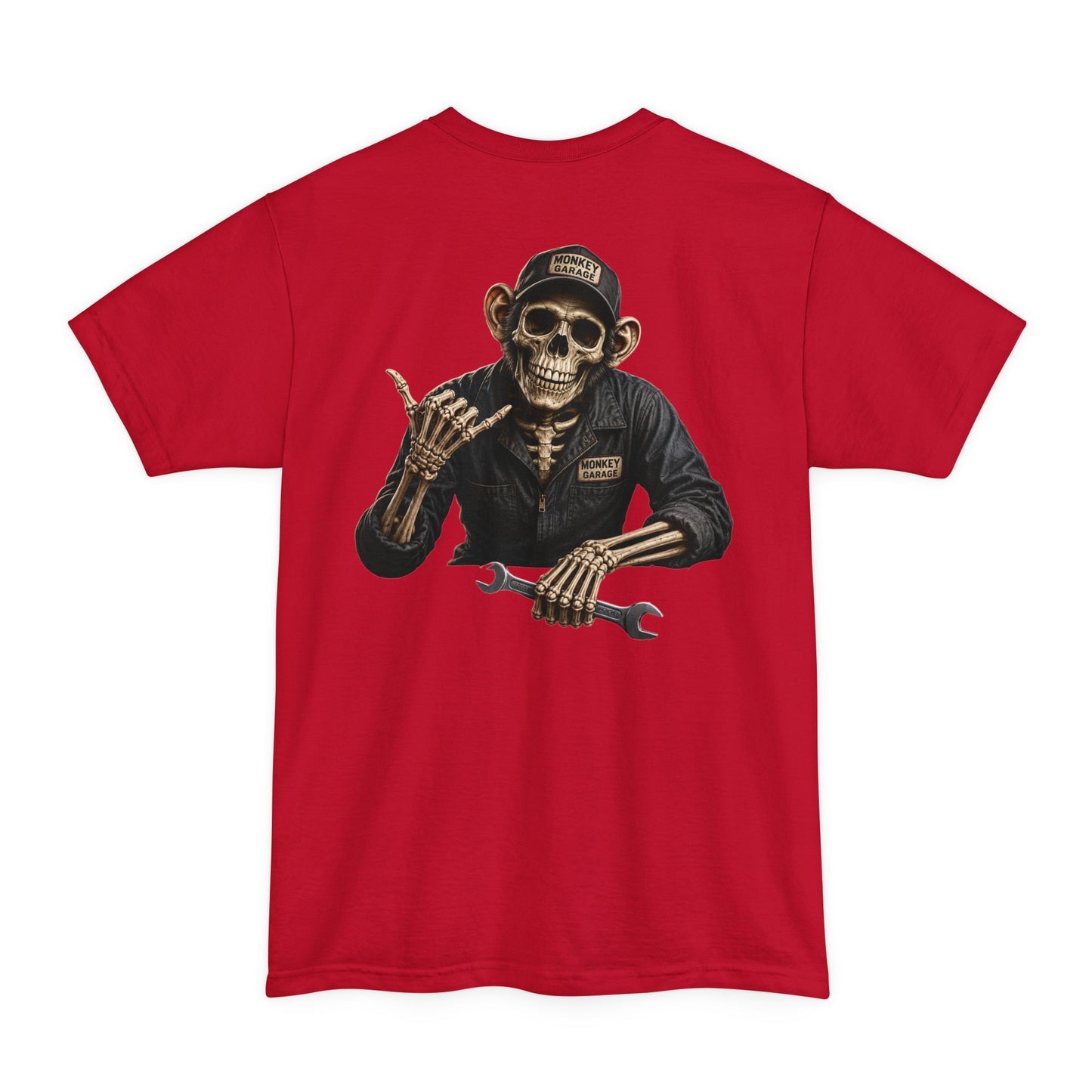 Mechanic Monkey Skeleton Tall Tee