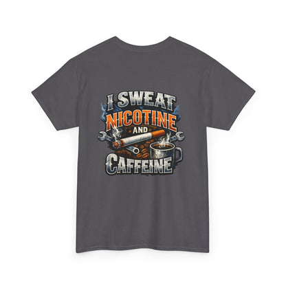 Nicotine and Caffeine Graphic Tee