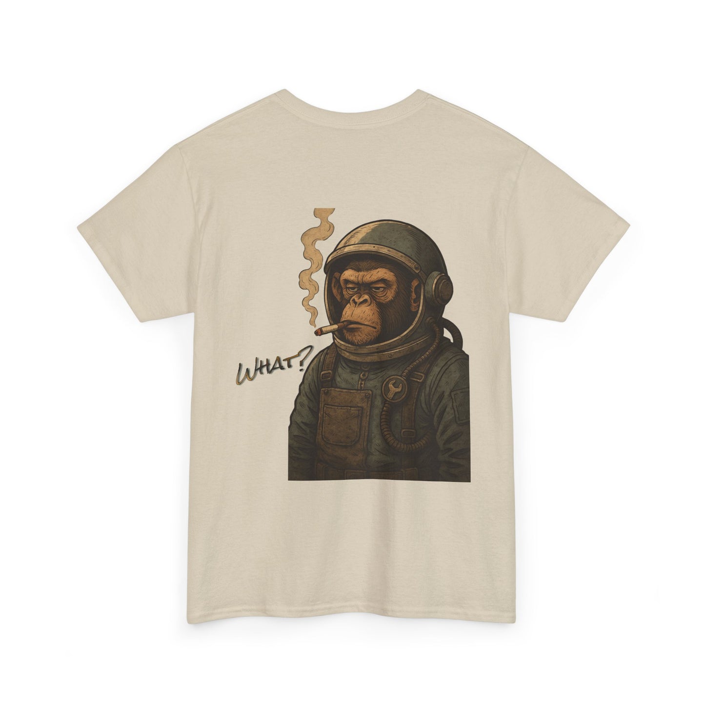 Chimp Astronaut Tee — Smoking Monkey
