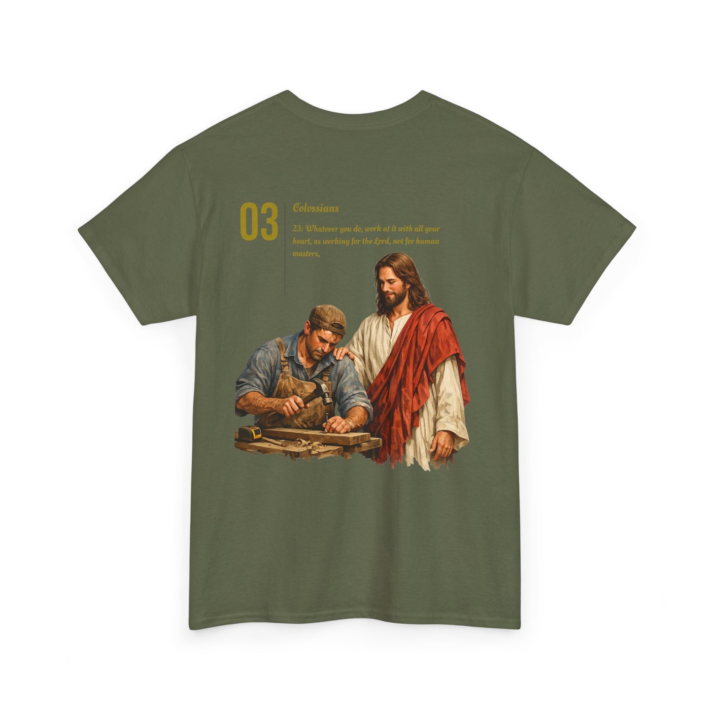 Christian Tee — Colossians 3:23